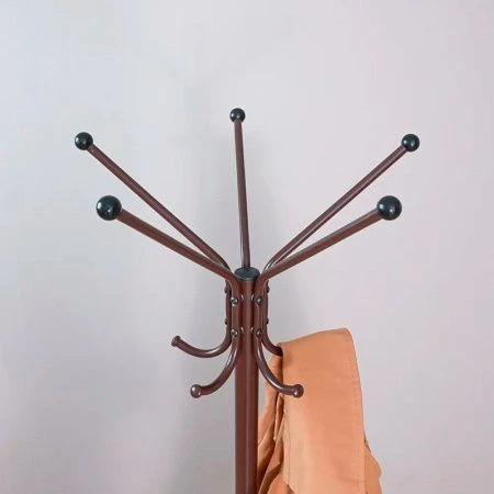 Вешалка напольная 5 крючков МегаЛуч коричневая (1)