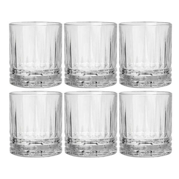 Стаканы набор 6шт 300мл стекло ЧИКАГО низкие Стаканы набор 6шт 300мл стекло ЧИКАГО низкие