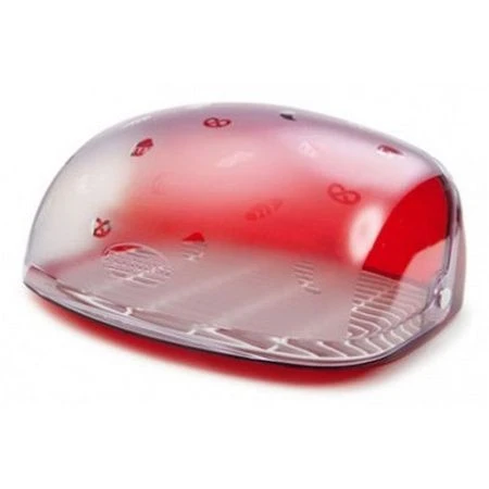 Хлебница 36,3*30*17см пластик БЕРОССИ красный полупрозрачный (4) Хлебница 36,3*30*17см пластик БЕРОССИ красный полупрозрачный (4)