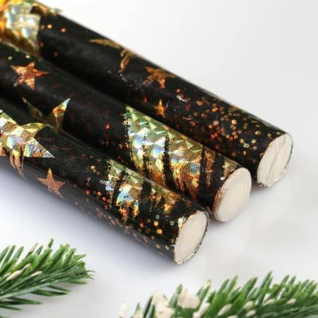 Набор свечей для торта Фонтан Звезды 3шт. 12,5см горение 30сек. 4717221 (180)