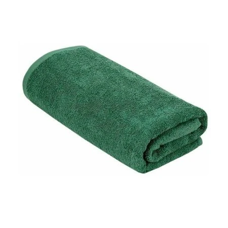 Полотенце махровое 70*140см Моно зеленый 400гр м4013_03