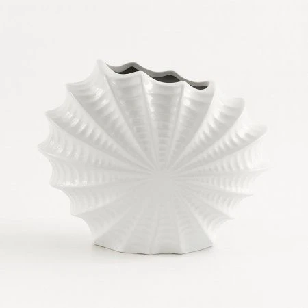 Ваза для цветов 20см керамика белая JC-16109 (20)