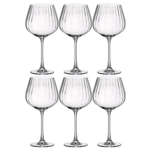 Бокалы для красного вина 6шт 640мл стекло КОЛУМБА Optic 91L/1SI81/0/00000/640-664 (8)