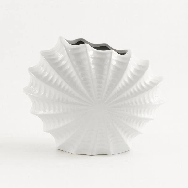 Ваза для цветов 20см керамика белая JC-16109 (20)