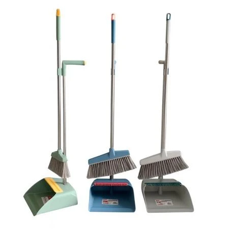 Набор Ленивка пластик щетка для пола с совком 2055/JC-18018 (40)