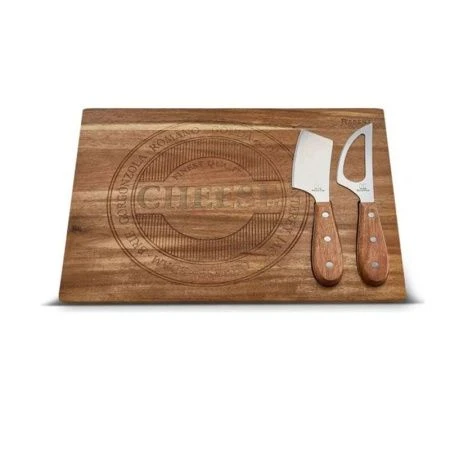 Набор для сыра 3пр (доска, 2 ножа) нерж.сталь/дерево Formaggio 93-FG-S-16 (6/10)