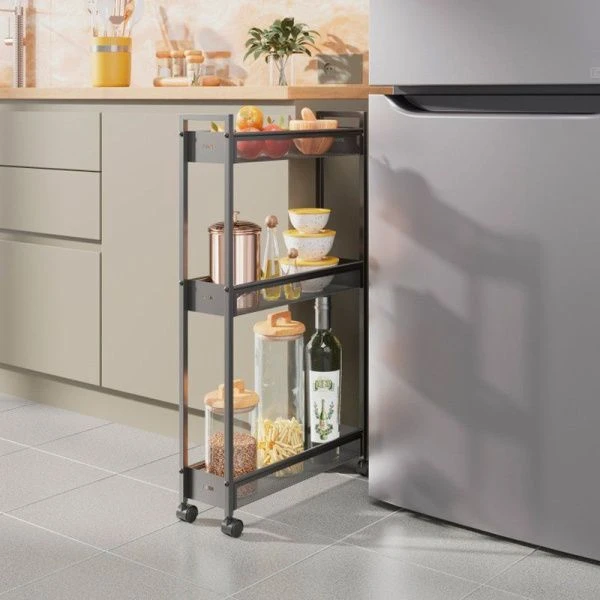 Этажерка 44,6*13*79,2см металл ВИШЕРА 13 графит