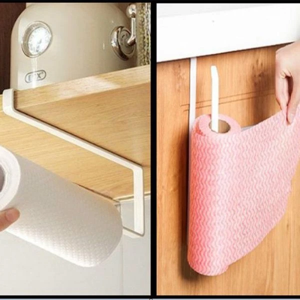 Держатель для бумажных полотенец металл 26*8(10)*1,2 белый 92-DG (100)