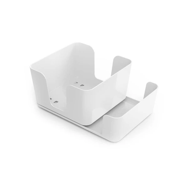 Салфетница с отделением для специй 14,6*20,8*9см пластик СМАРТ белая С944БЕЛ (15)