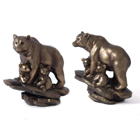 яяяФигурка Медведица с медвежатами полистоун 19*10*20см (8)