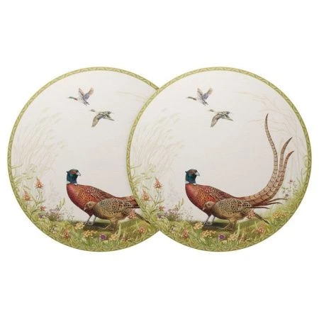 Салфетки сервировочные набор 2шт 38см пластик ОХОТА (40)