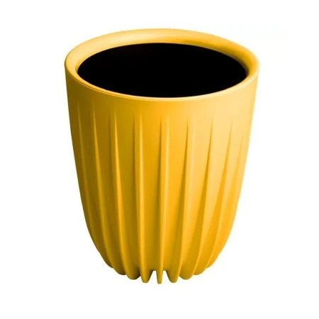 Горшок цветочный 3,3л 17*20,5см пластик СИГМА с вкладкой медовый (9)