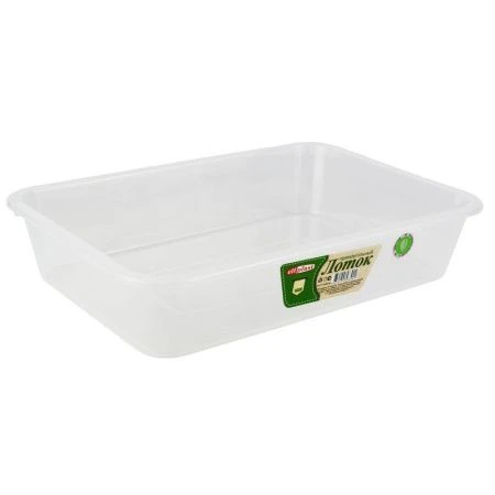 Лоток 3л 30,5*21*6,5мм пластик прямоугольный (48)