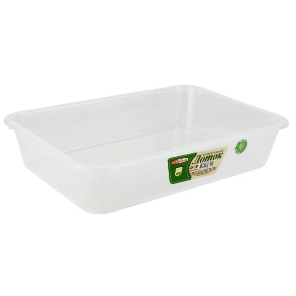 Лоток 3л 30,5*21*6,5мм пластик прямоугольный (48)