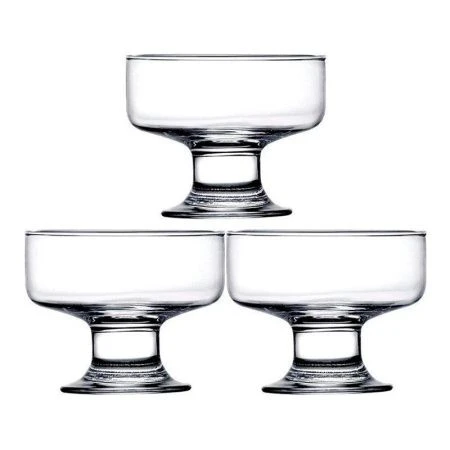 Креманки набор 3шт D10,5см H8,9см стекло АЙСВИЛЬ (8)