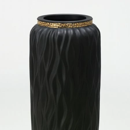 Ваза для сухоцветов 60см керамика черная JC-15996 (8)