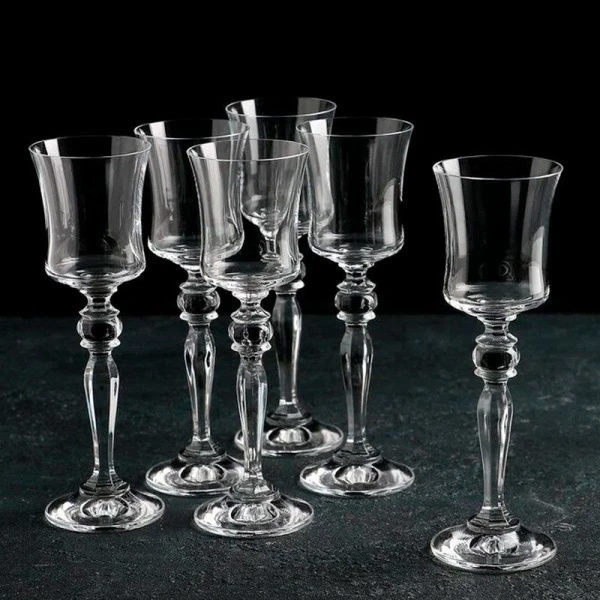 Рюмки для водки набор 6шт 60мл стекло ГРАЦИЯ