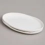 Блюдо набор 2пр 23,5*14*3см фарфор FASHION овальные (24)