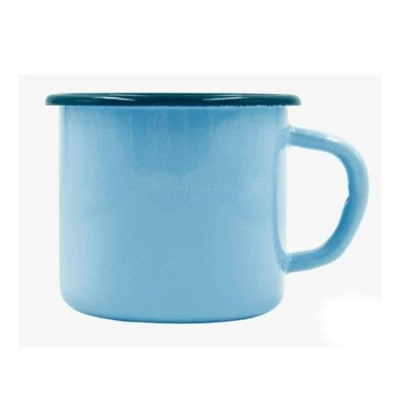 Кружка 200мл эмаль голубая  04-0102 (48)