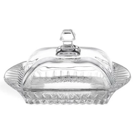 Масленка 17,5*10,5см h9см стекло Muza Crystal (24)