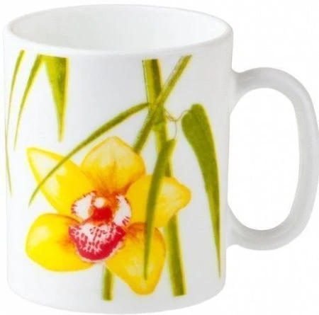 Кружка 320мл стекло БАМБУК 15315 (12)