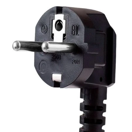 Удлинитель 6 гнезд пластик 5м 0,75кв.мм 10А ПВС с зазем, выкл-ем СТАРТ черный (20)