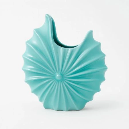Ваза для цветов 28см керамика бирюза JC-16105 (12)