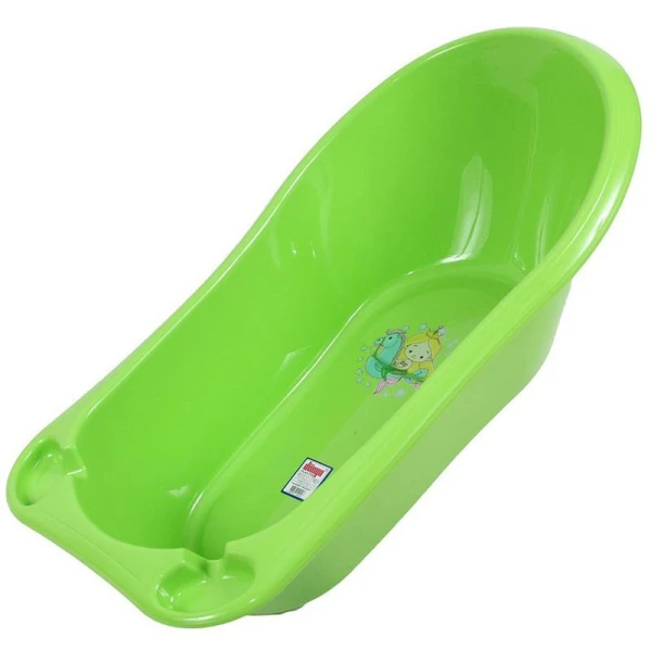 Ванночка детская 45л 89*47*27см пластик ДУНЯ салатовый 12002 (5)