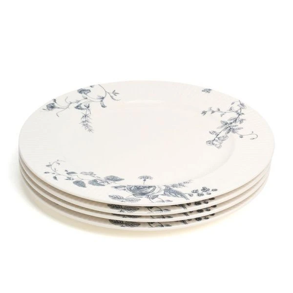 Тарелка мелкая 27см фарфор Blue Garden обеденная (4/24)