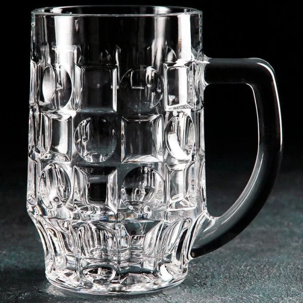 Кружка пивная 500мл стекло ПАБ (6)