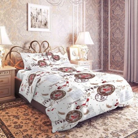 КПБ 1,5сп бязь Люкс Butterfly рис. 7354/2