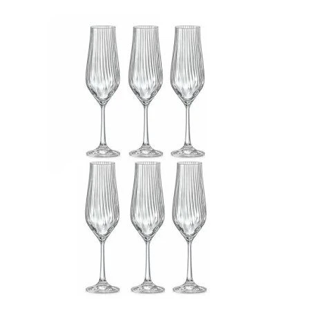 Бокалы для шампанского набор 6шт 170мл стекло ТУЛИПА opt (8)