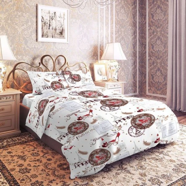 КПБ 1,5сп бязь Люкс Butterfly рис. 7354/2