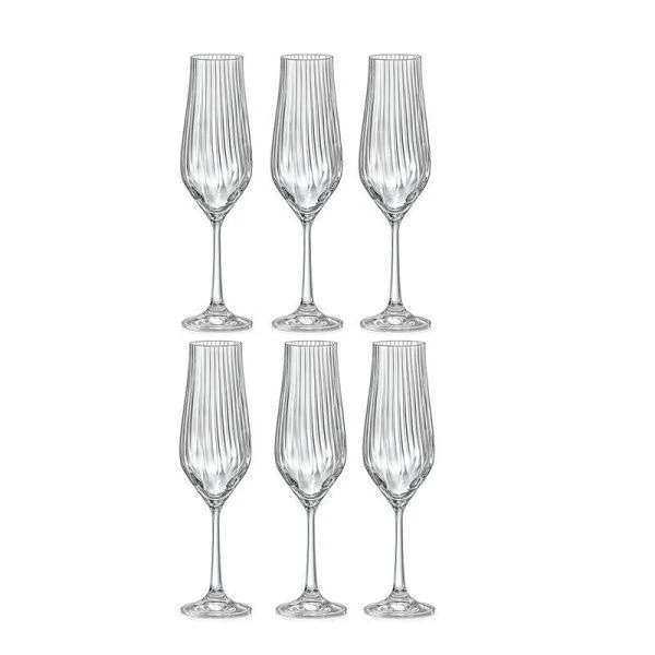 Бокалы для шампанского набор 6шт 170мл стекло ТУЛИПА opt (8)