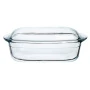 Форма для запекания 4,5л стекло прямоугольная глубокая с крышкой 37,5*22*14см ТМ Appetite LD4 (6)