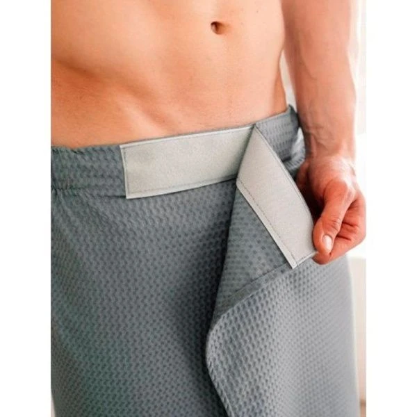 Килт мужской вафельный 65*146см Серый