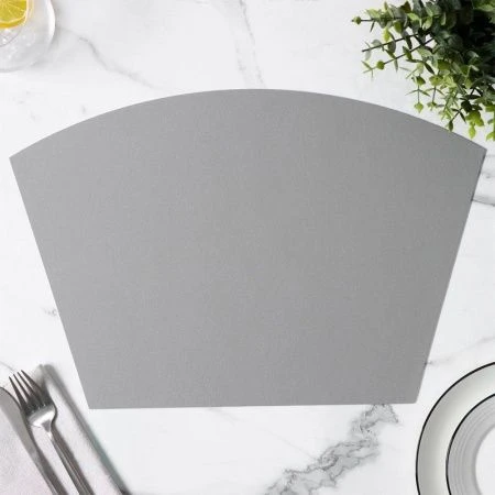 Салфетка кухонная 30*44см экокожа ТЭМ трапеция белый (120)