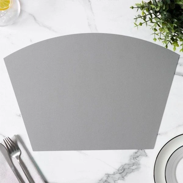 Салфетка кухонная 30*44см экокожа ТЭМ трапеция белый (120)