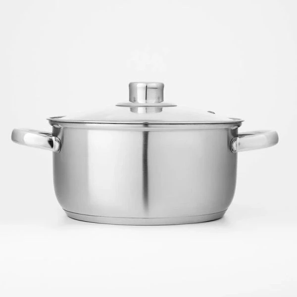 Набор кастрюль 3пр нерж ГРЕТТА 1,6/2,2/3,2л все плиты кроме индукцияии КТ04А (2)