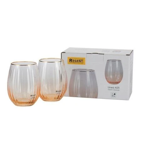 Стаканы набор 2шт 590мл стекло ASTI 81-506 (12)