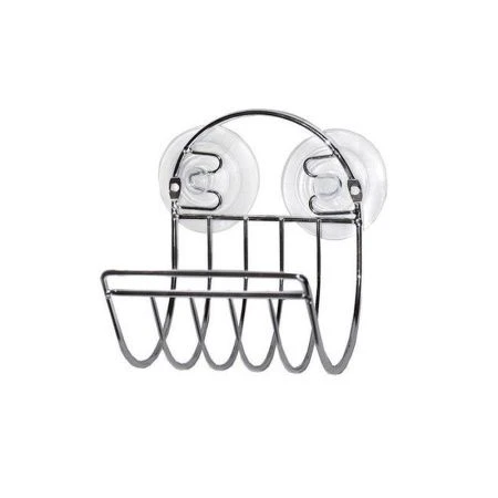 Держатель для туалетной бумаги 12*13*15см металл на присосках Besser BS, арт.0191 (80)