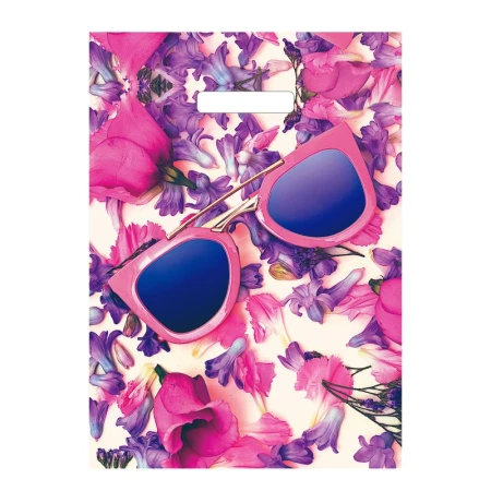 Пакет с вырубной ручкой полиэтилен 29*40см Летний аромат (50/1000)