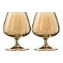 Бокалы для коньяка набор 2шт 400мл стекло ЗОЛОТОЙ МЕД (4/6)