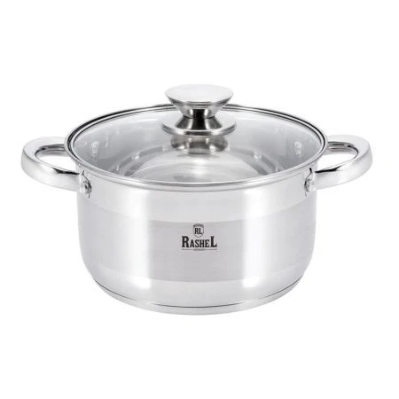 Кастрюля 1,9л нерж.сталь БЕРТА со стекл.крышкой 16*10см (4)