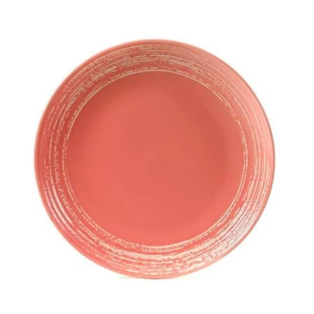 Тарелка мелкая 26см керамика МЕЛАНЖ розовый плоская обеденная FP10,5Mp (6/24)