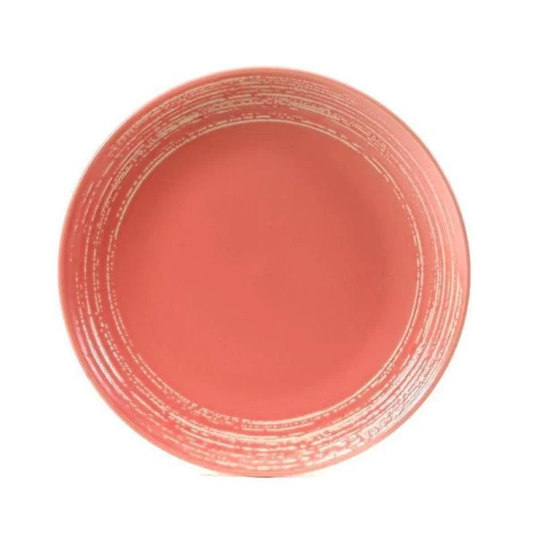 Тарелка мелкая 26см керамика МЕЛАНЖ розовый плоская обеденная FP10,5Mp (6/24)