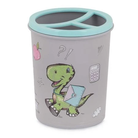 Подставка для карандашей 700мл пластик Динозаврики (22)