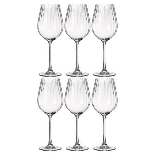 Бокалы для красного вина набор 6шт 500мл стекло КОЛУМБА Optic 91L/1SI81/0/00000/500-664 (8)