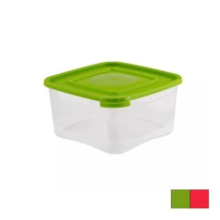 Контейнер пищевой 1л 145*145*75мм пластик КАСКАД Квадро (40)