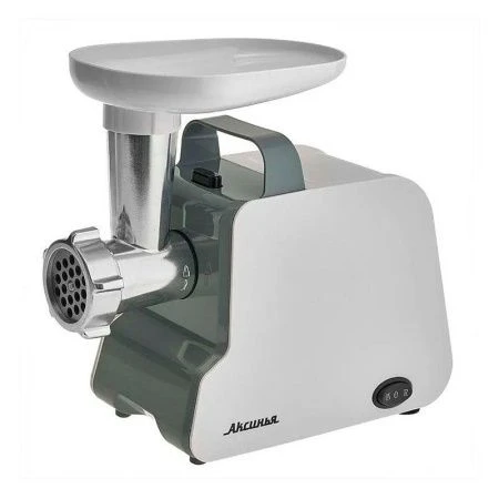 Мясорубка электрическая нерж.сталь АКСИНЬЯ КС-2007С белый с серым 2000Вт насадка для томата (4)